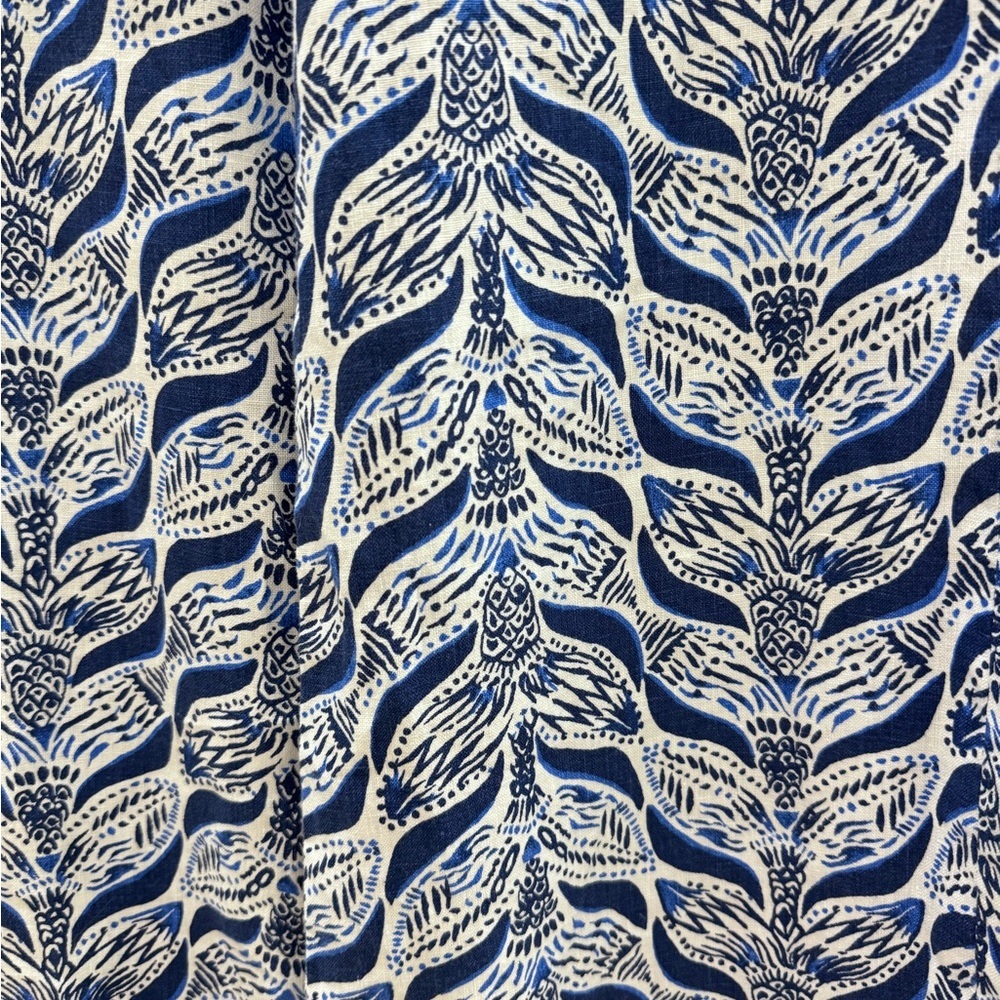 Lilly Pulitzer Bal Harbour Wide Leg Linen Palazzo Pants A Mermaids Tail print. - Picture 3 of 4